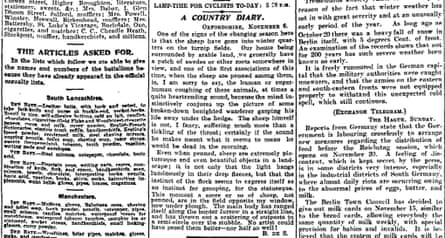 The Manchester Guardian, 8 November 1915.