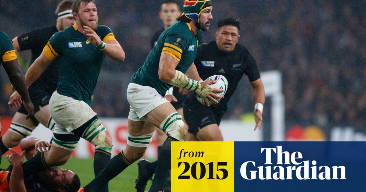 South Africa S Victor Matfield To Bow Out As Captain Against Argentina Rugby World Cup 2015 The Guardian