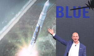 Jeff Bezos reveals Blue Origin rocket