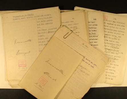Arthur Schnitzler’s draft of Traumnovelle (which became Eyes Wide Shut). The Austrian author’s papers have been officially signed over into the care of Cambridge University Library.