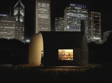Lekker Architects' entry to the Lakefront Kiosks competition