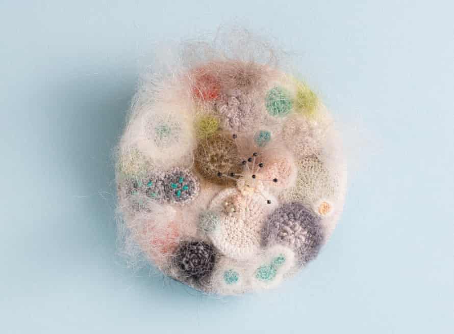 A mouldy but a goody ... brooch by Elin Thomas.