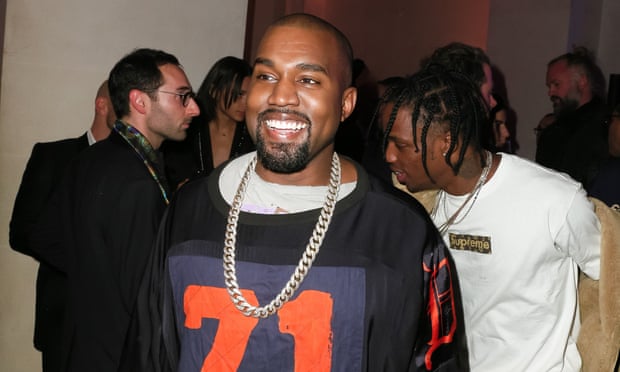 Kanye West at Vogue Paris's 95th birthday party last weekend.