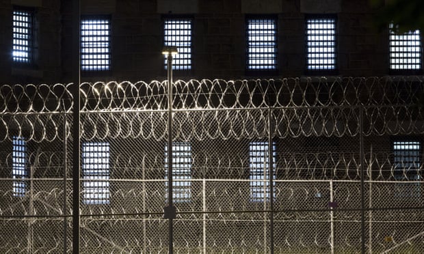 Razor wire covers a fence at the Clinton Correctional Facility, Monday, June 15, 2015 in Dannemora, N.Y. State police say more than 800 law enforcement officers are pushing on in the hunt for convicted murderers David Sweat and Richard Matt 10 days after the two escaped from the maximum-security prison in rural New York. (AP Photo/Mark Lennihan)