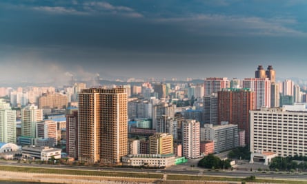 A view of the Pyongyang skyline, taken by Danish photographer Ulrik Pedersen, who spent two weeks last year documenting a more colourful side to life in North Korea.