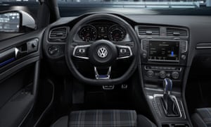 Inside story: the Golf, despite its futuristic powertrain, will be familiar to all VW drivers.
