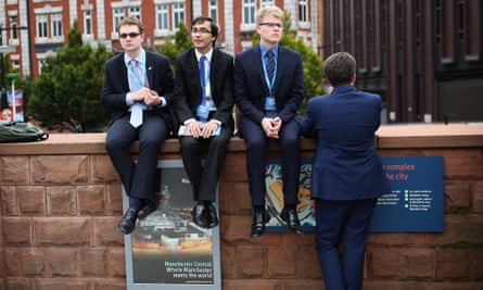 Young Conservatives in Manchester.