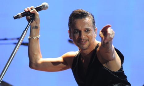 Dave Gahan with Depeche Mode in Bologna in 2014.