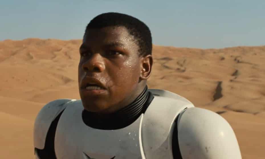 John Boyega in Star War: The Force Awakens.