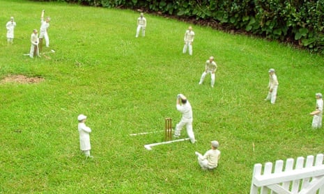 A cricket match in Bekonscot