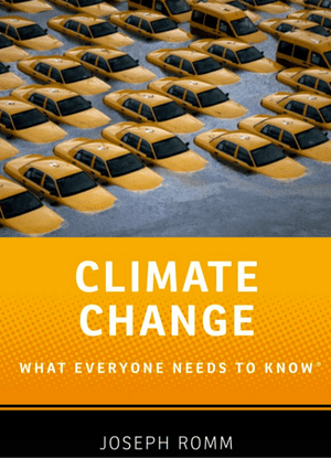 'Climate Change, What Everyone Needs to Know' by Dr. Joseph Romm.