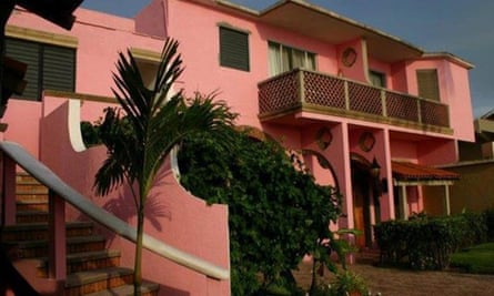 Exterior view of La Posada, Manzanillo, Colima, Mexico.