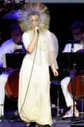 Björk performs in New York, March 2015.