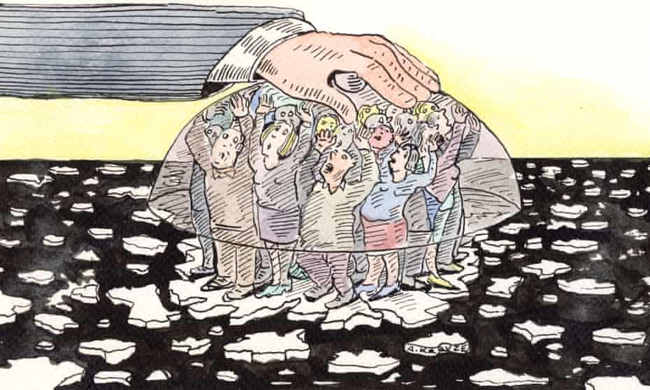 Andrzej Krauze Paris climate change illustration