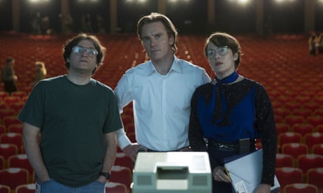 Didn’t get the Job … Michael Stuhlbarg, Michael Fassbender and Kate Winslet in Danny Boyle’s film.