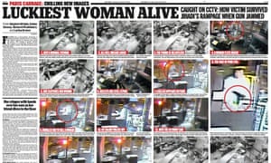The Daily Mail report on the Paris cafe attack