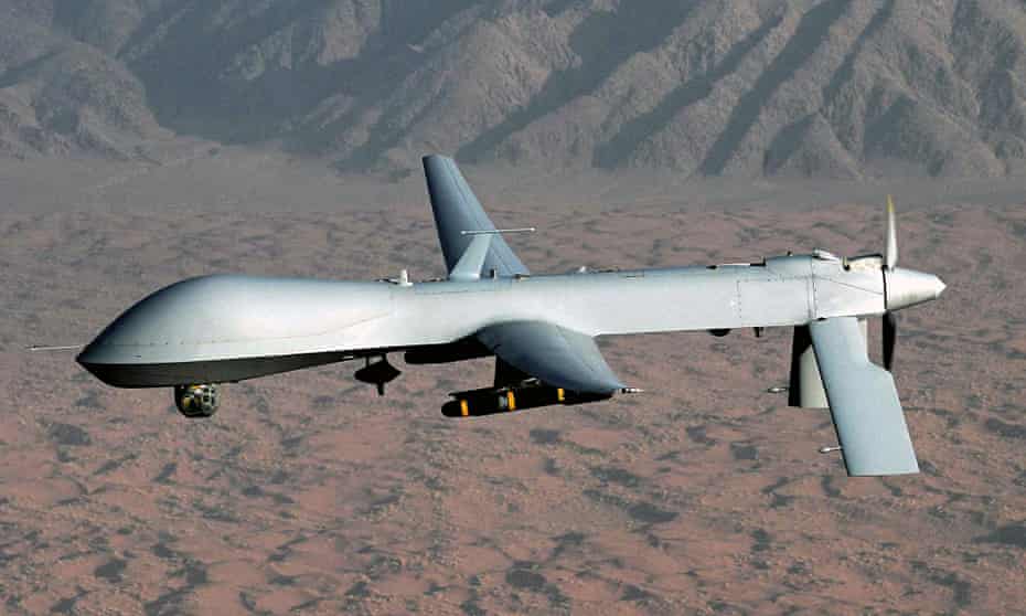 Unmanned MQ-1 Predator drone aircraft