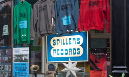 Spillers record shop, Cardiff.