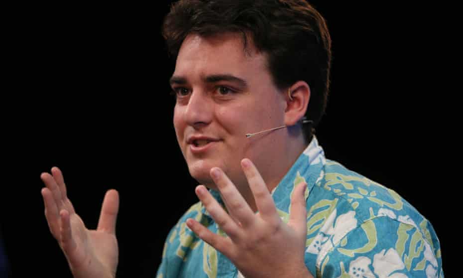 Palmer Luckey, founder of Oculus VR, speaking at the Web Summit.