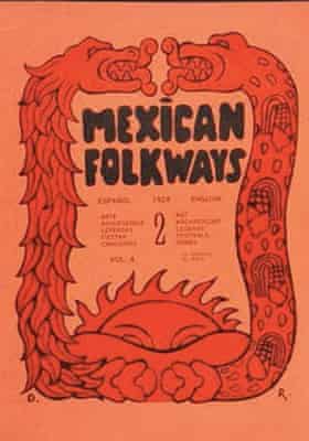 Mexican Folkways 2 (cubierta), 1926, editada por la antropóloga norteamericano Frances Toor en la azotea.