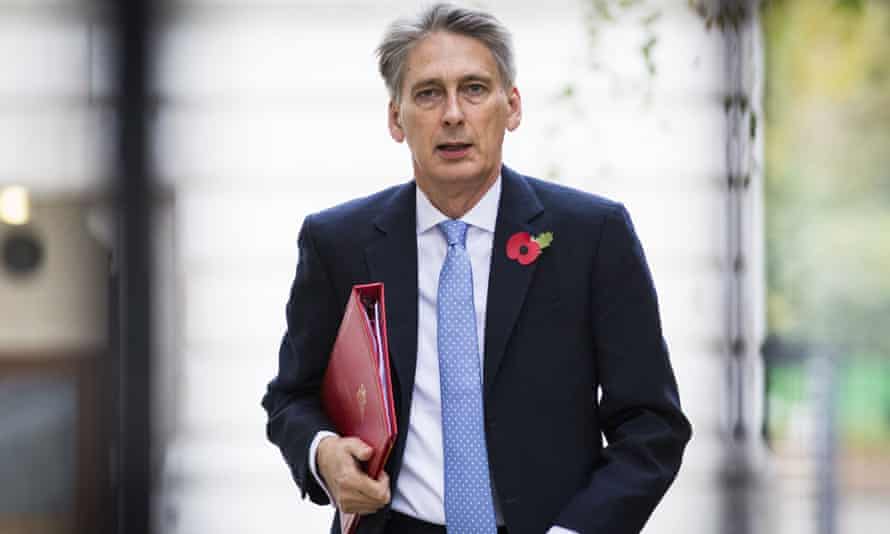 Britain's Secretary of State for Foreign and Commonwealth Affairs, Philip Hammond, arriving for a cabinet meeting on Tuesday.