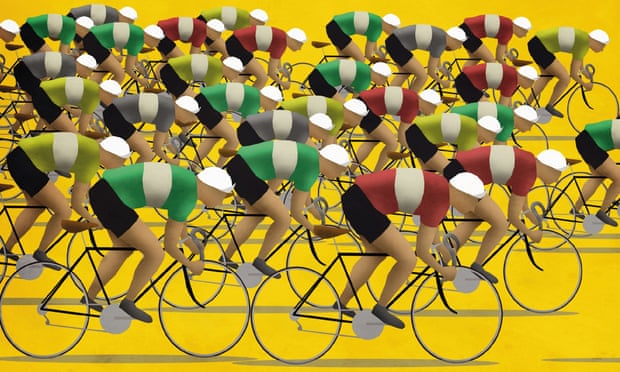 Peloton in top bike racing