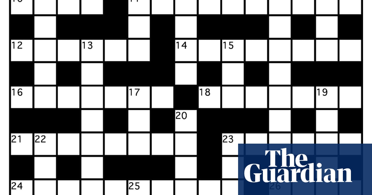 Genius crossword No 108 Crosswords The Guardian
