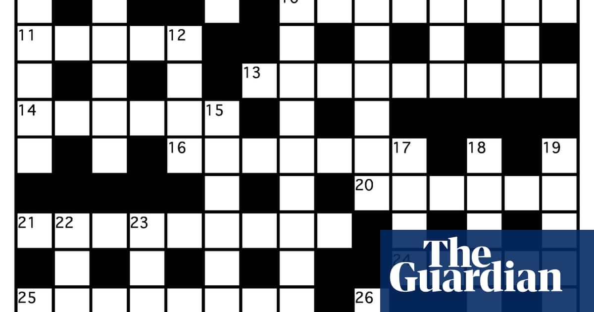 Genius crossword No 111 Crosswords The Guardian