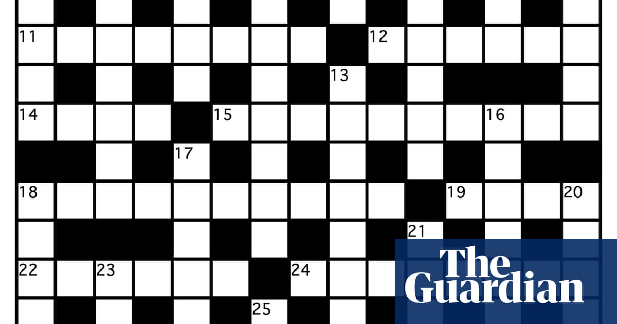 Genius crossword No 13 Crosswords The Guardian