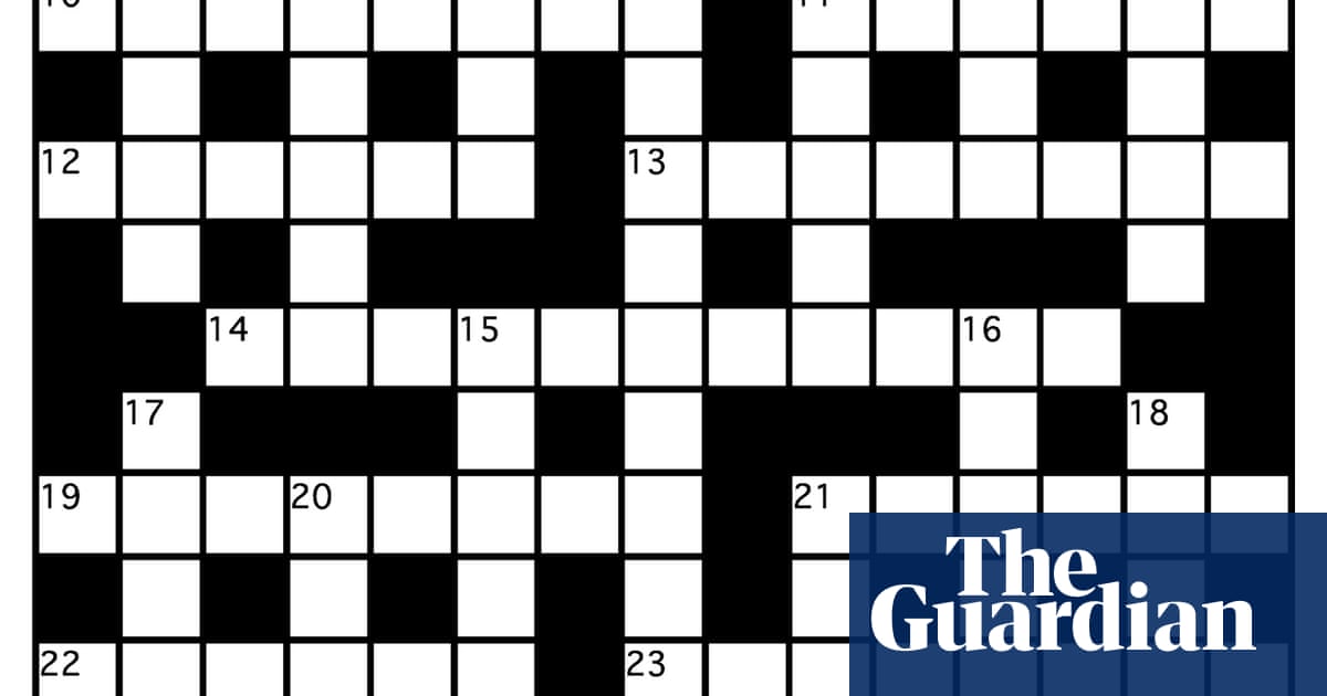 Genius crossword No 138 Crosswords The Guardian
