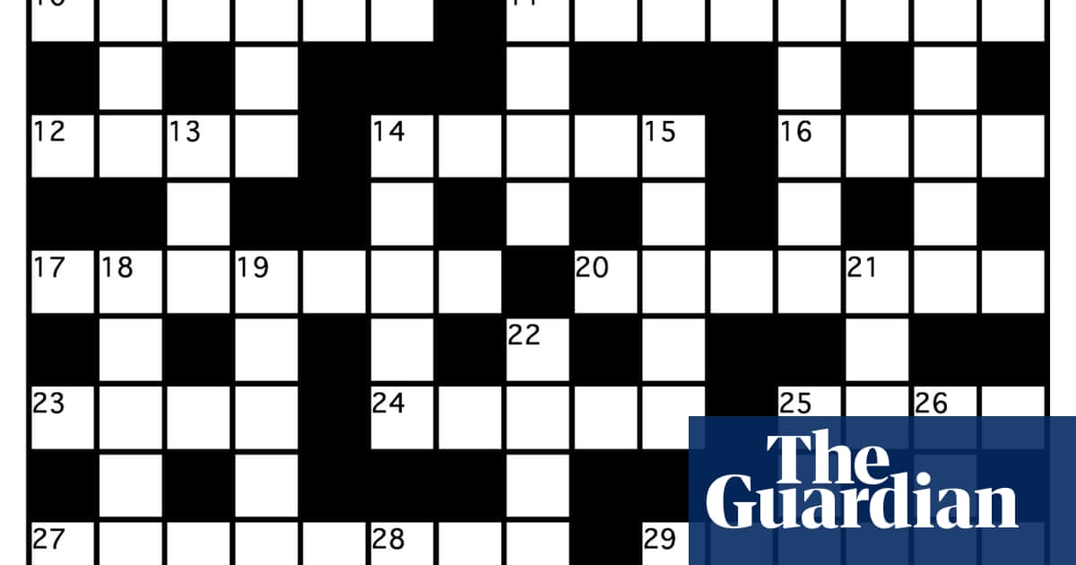 Genius crossword No 144 Crosswords The Guardian