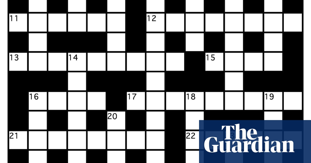 Genius crossword No 17 Crosswords The Guardian