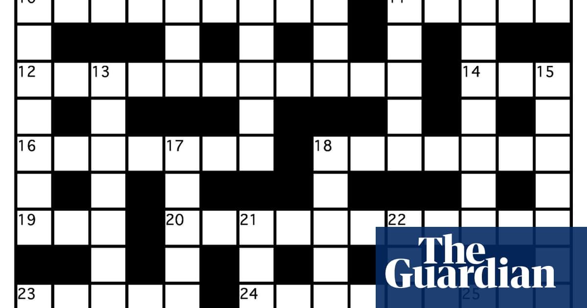 Genius crossword No 18 Crosswords The Guardian