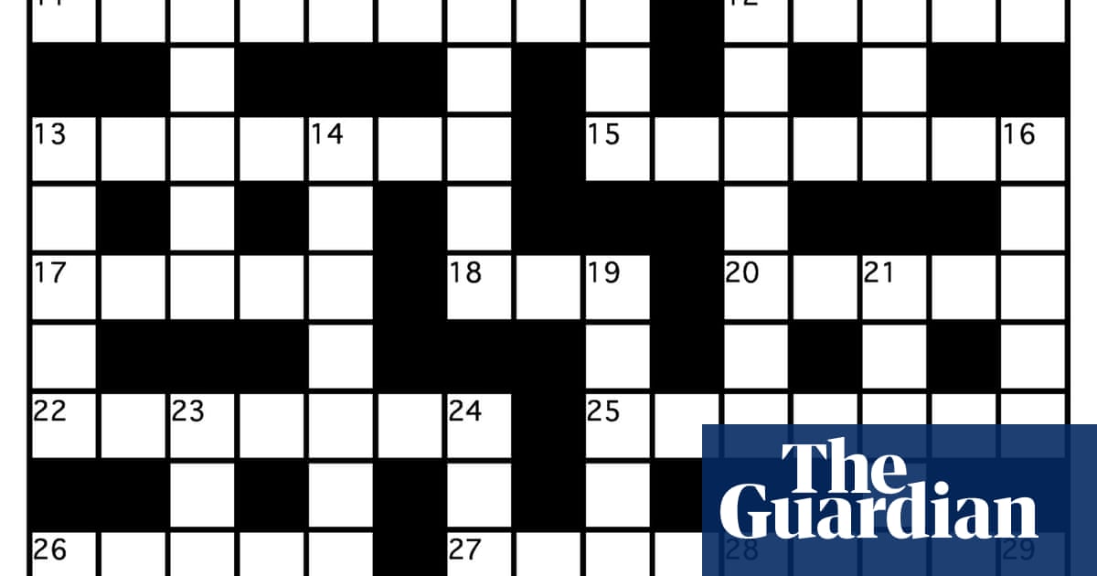 Genius crossword No 24 Crosswords The Guardian