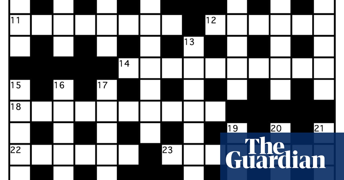 Genius crossword No 50 Crosswords The Guardian