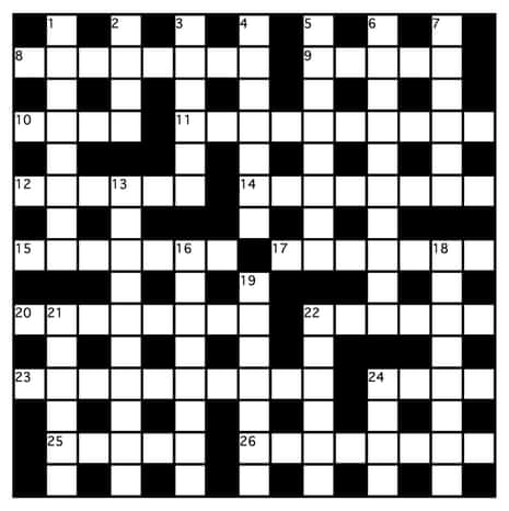 Genius crossword No 81 | Crosswords | The Guardian