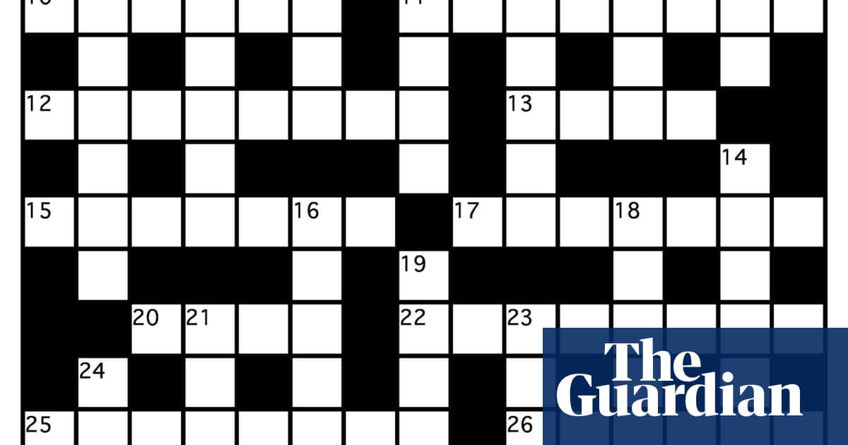 Genius crossword No 97 Crosswords The Guardian
