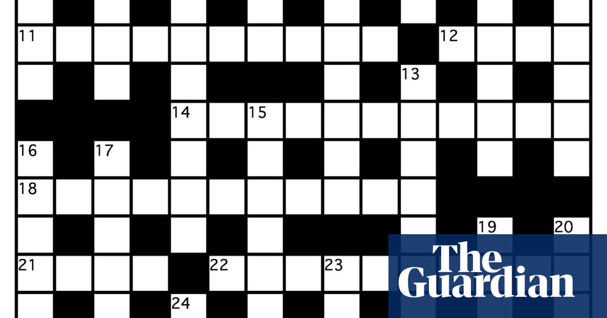 Genius crossword No 98 Crosswords The Guardian