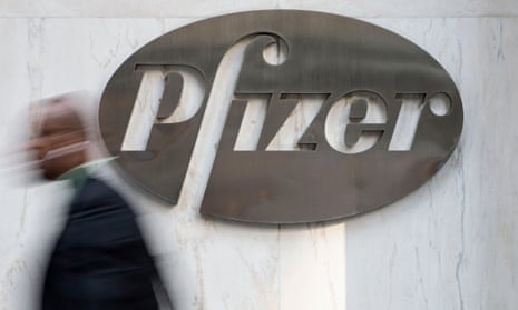 File photo of the Pfizer's world headquarters in New York