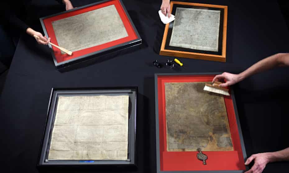Four copies Magna Carta