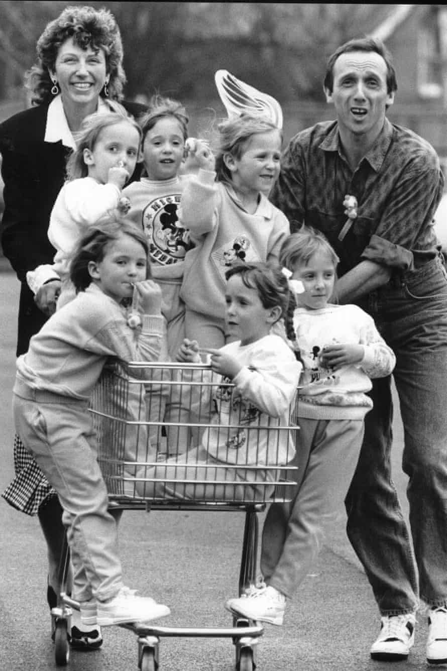 Janet Walton, manžel Graham a šestinedělí 1988