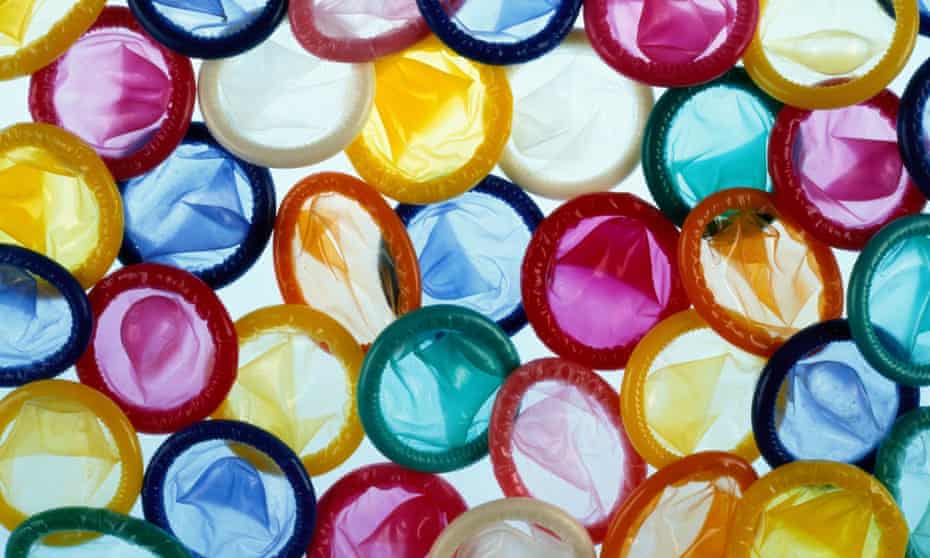 coloured condoms