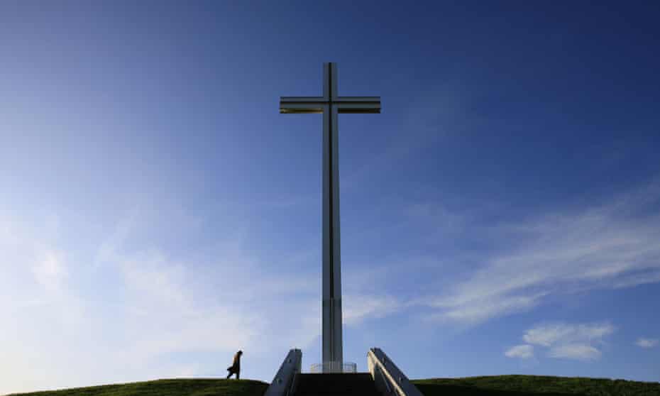 The Papal Cross in Phoenix Park, Dublin. The letter argues: ‘Ireland stands out as legislating for the recent views expressed by the pope … that one cannot insult another person’s faith.’
