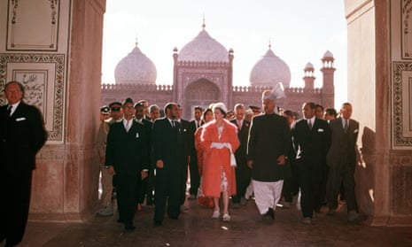 The Queen in Lahore during the royal tour of Pakistan, 1961