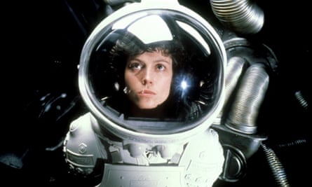 Alone out there ... Sigourney Weaver in Alien