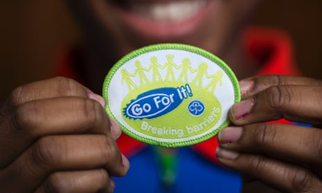 Girl Guides Breaking Barriers badge