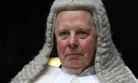 The lord chief justice of England and Wales, Lord Thomas.