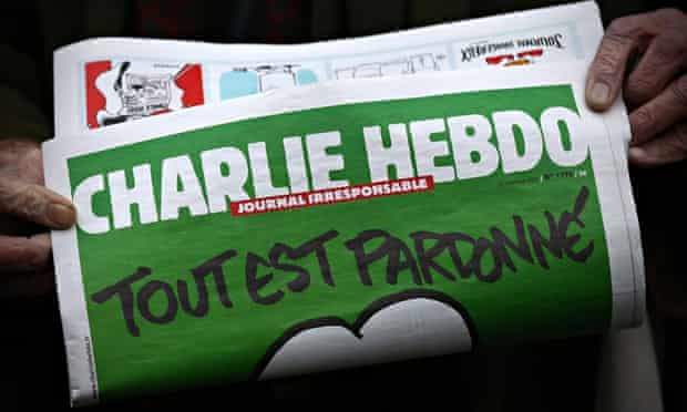 First Edition Of Charlie Hebdo Published Since Paris Terror Attacks Arrives In The UK