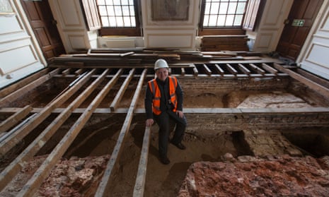 Curator sits in foundations