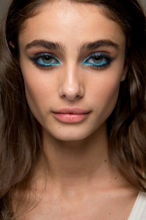 Glam top rock makeup